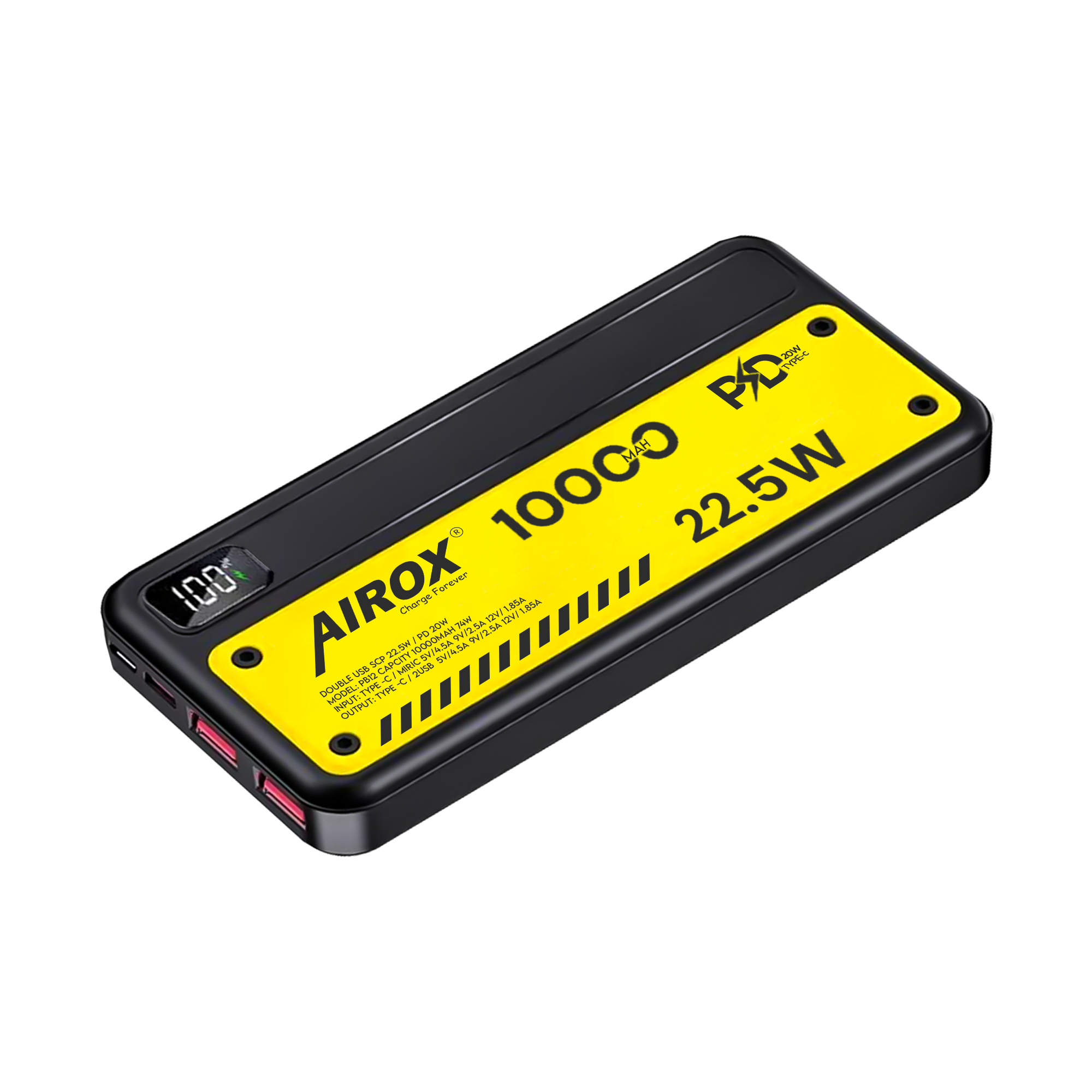 PB12 Powerbank 10k-mAh Airox.pk