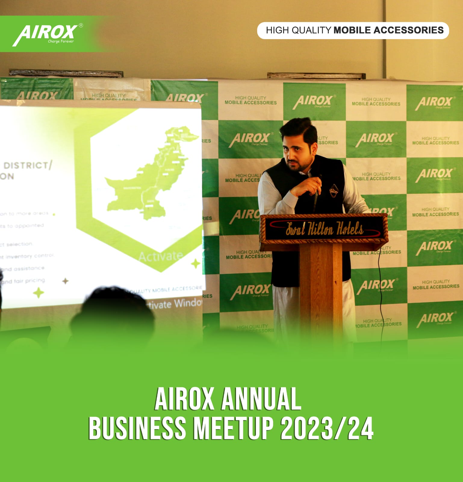 "Kabir Afridi Shines at Airox New Venue Launching & Annual Meetup 2023: A Glance into the Future of Mobile Accessories Wholesale" - Airox.pk