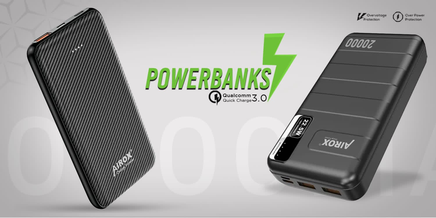 "Power Bank 20000mAh Price in Pakistan - Airox Fast Power Banks Offer Unbeatable Value