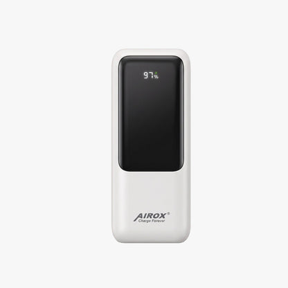 Airox PB-23 10000mAh Power Bank with Built-in Cable & LED Display – 22.5W Fast Charging Airox.pk