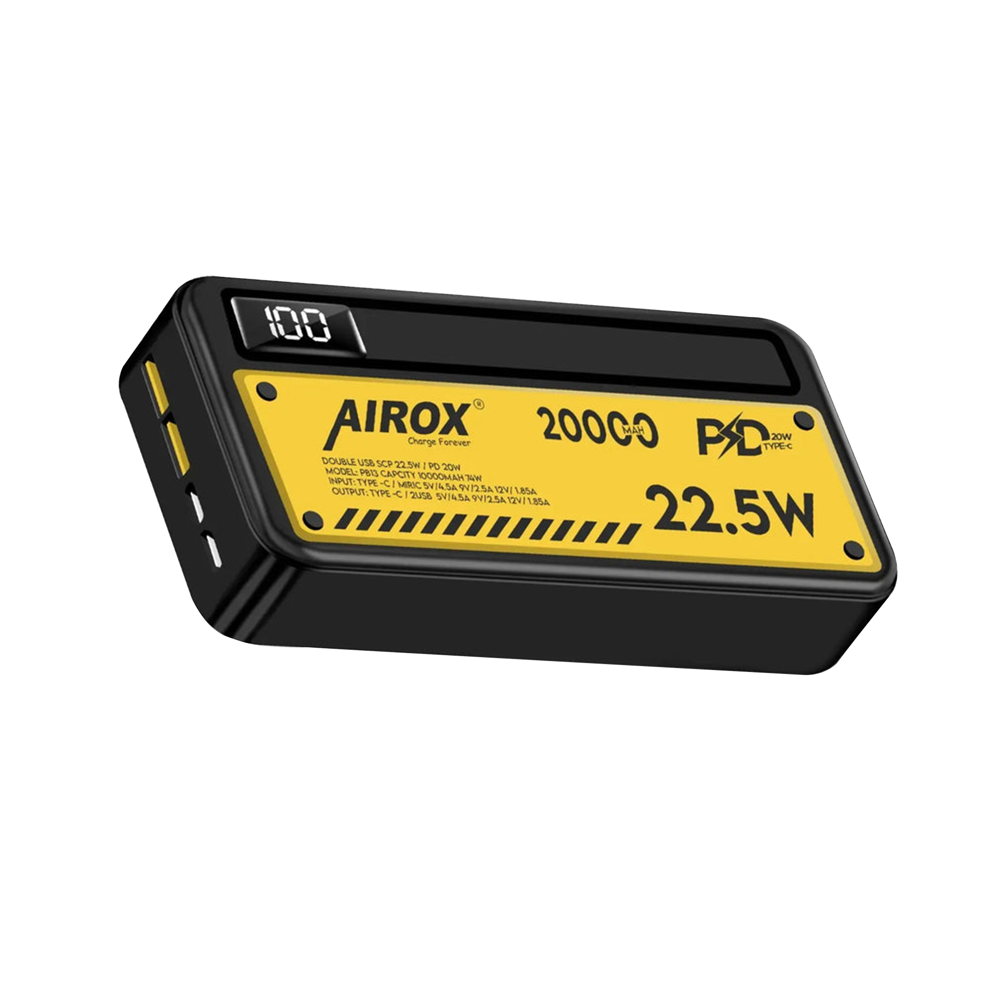 PB13 20000mAh 22.5 Watt Powerbank Airox.pk