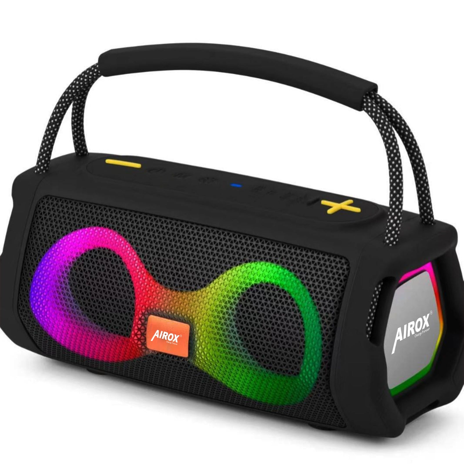 Airox SP-10 Wireless Speaker | 6-Hour Playtime, Bass-Boosted Sound & Vibrant LED Lights Airox.pk