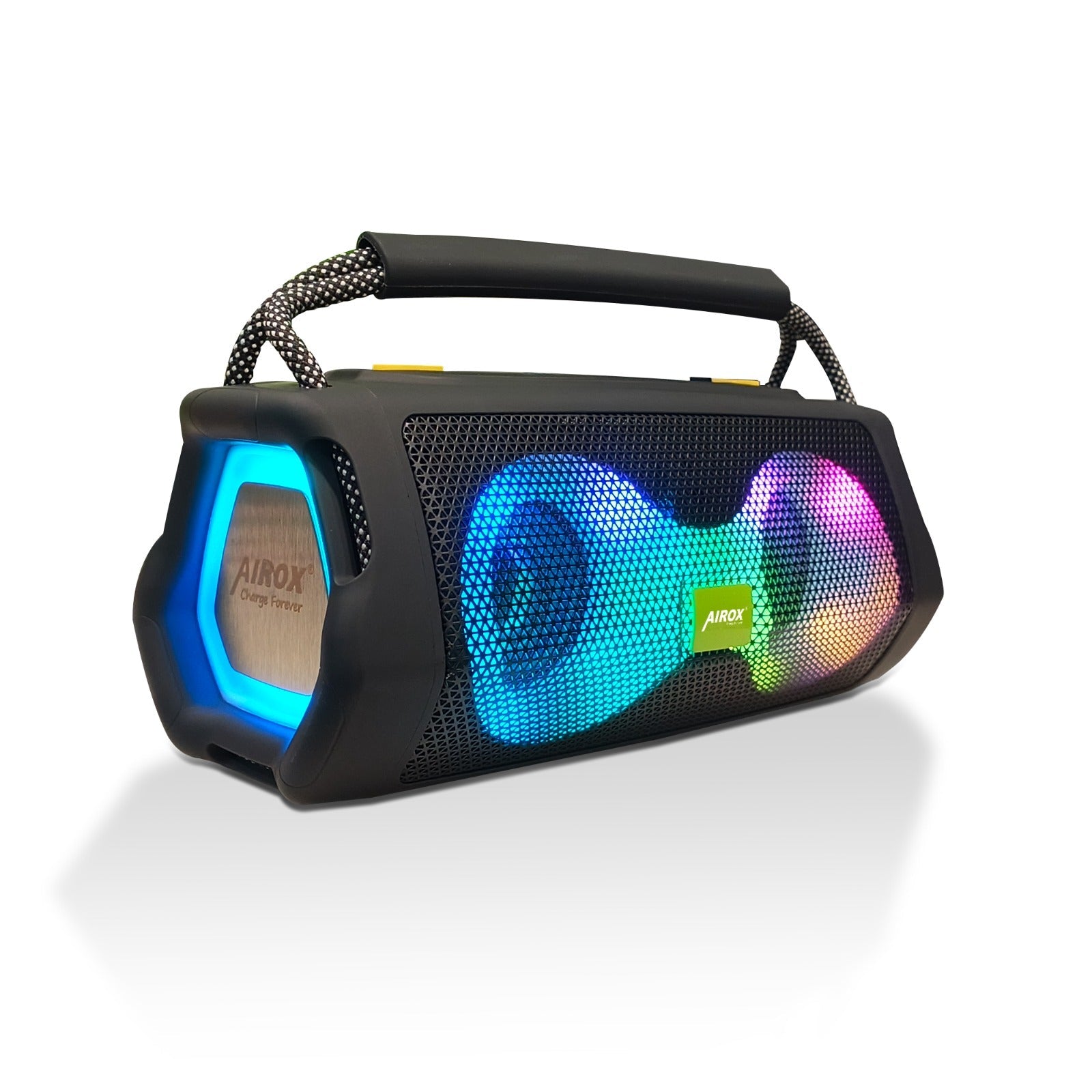 Airox SP-10 Wireless Speaker | 6-Hour Playtime, Bass-Boosted Sound & Vibrant LED Lights Airox.pk