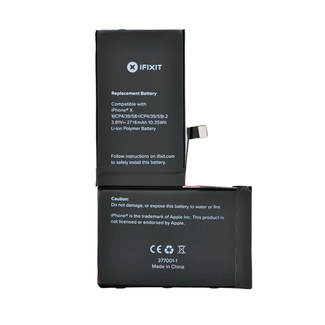 iPhone X 2716mAh Internal Battery Replacement - High-Performance Upgrade for Long-Lasting Power | Only 3199 PKR Airox.pk