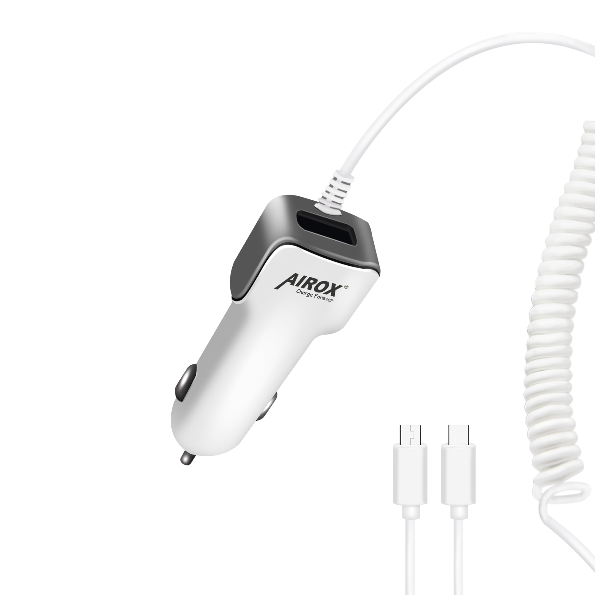 Airox 2 in 1 Car Charger CC01 airox.pk