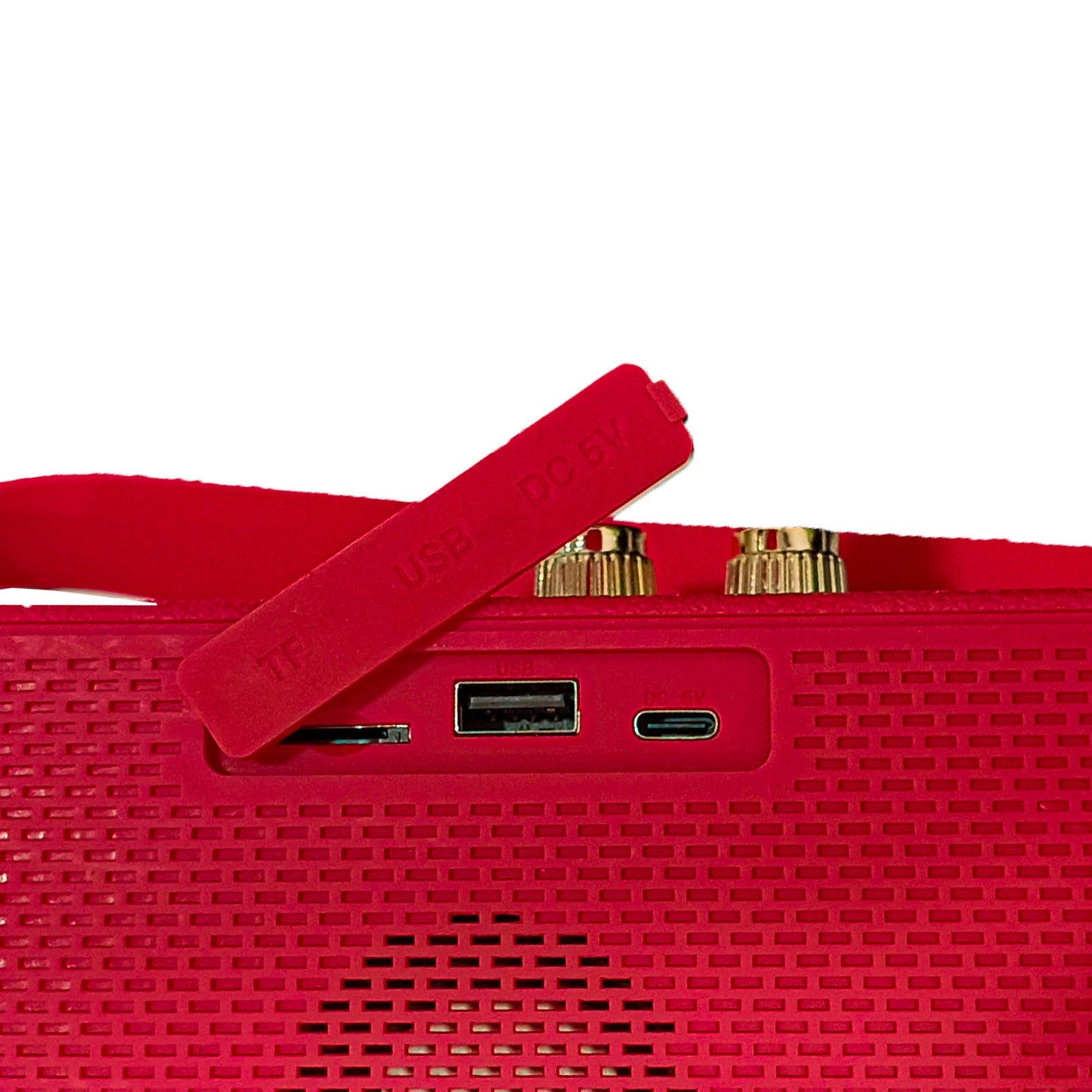 Airox SP12 Retro Portable Wireless Speaker - Red Edition (6 Hours Playtime)