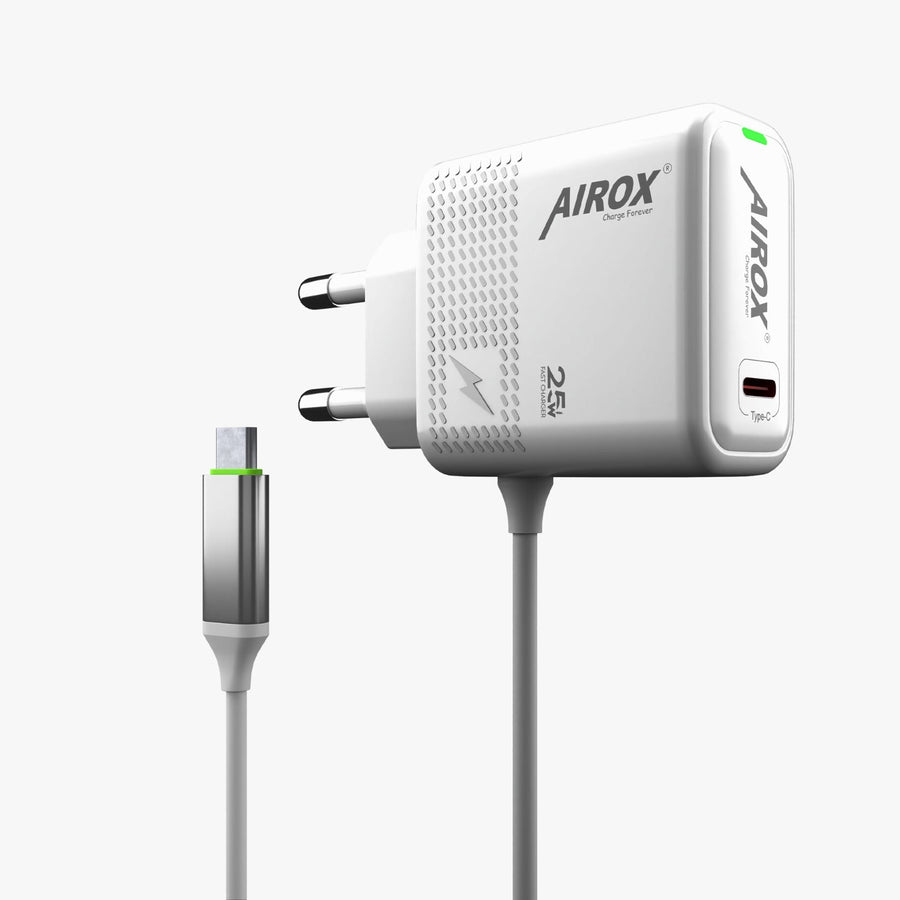 Airox CH37 Pro Type-C PD Charger - 25W Fast Charging Airox.pk